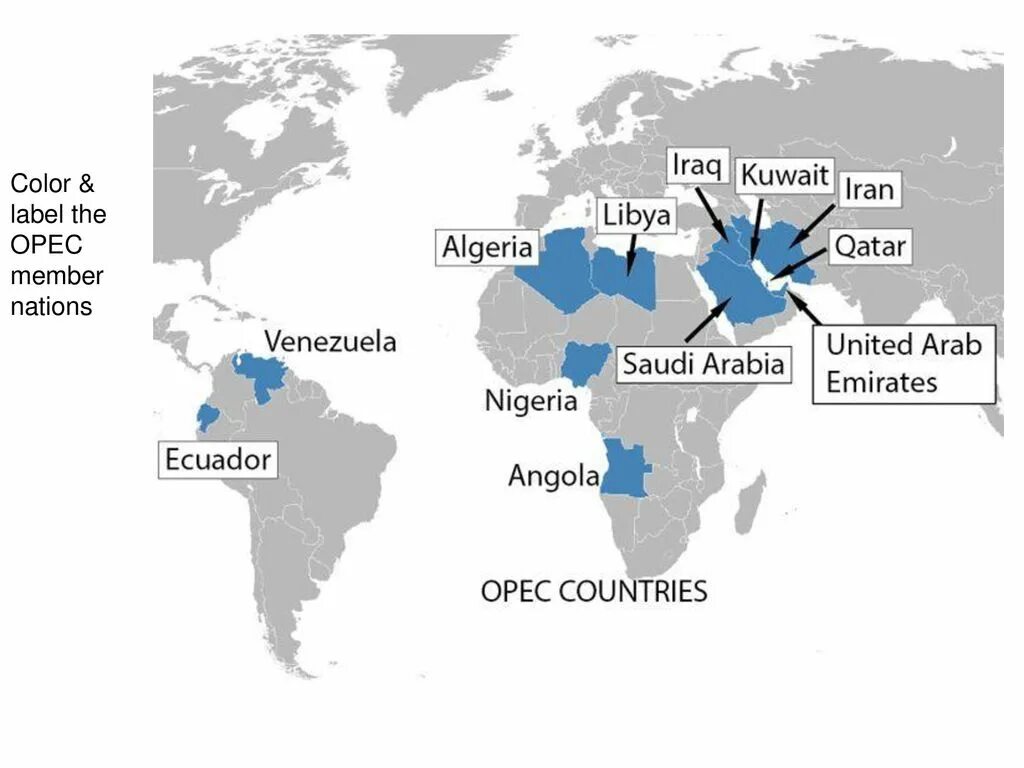 Перечислите страны опек. Страны входящие в ОПЕК 2021. ОПЕК Африка. ОПЕК на карте 2022. Страны ОПЕК на карте.