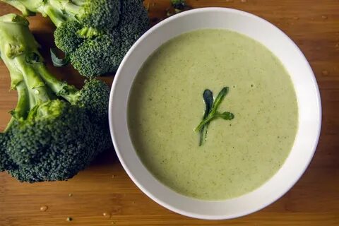 Суп из брокколи без мяса