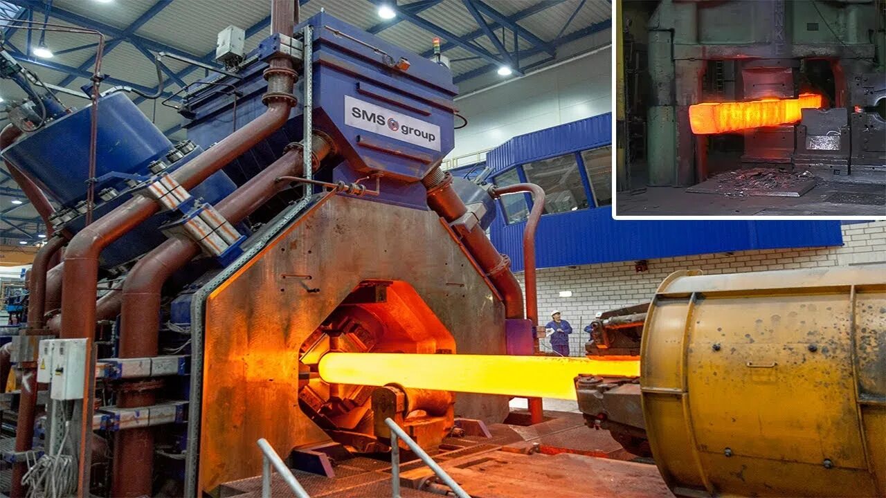 C forging. Промышленная ковка металла. radial forging. industrial-forging. industrial foregoing.