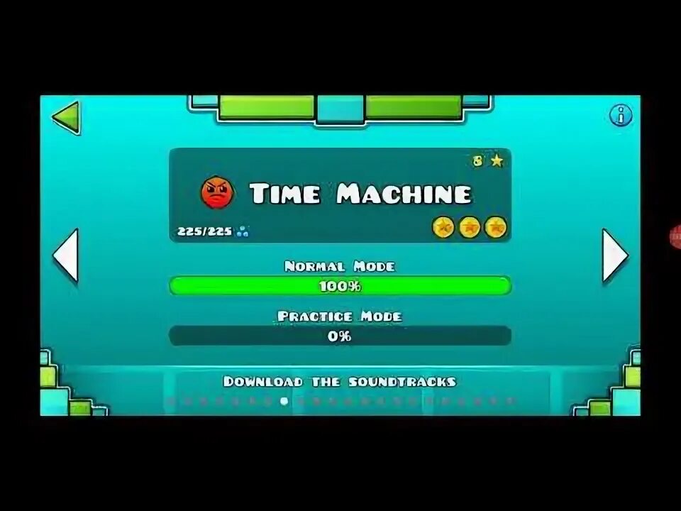 Time machine geometry dash