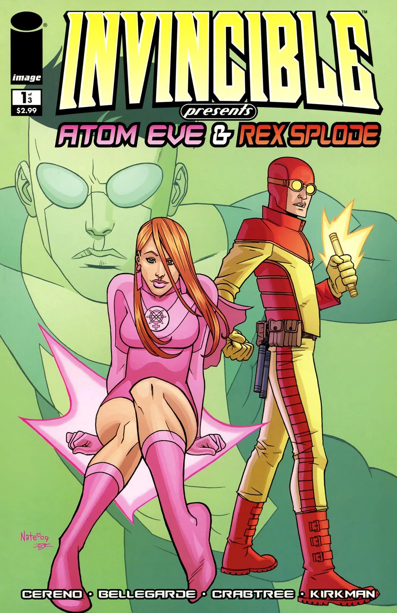 Invincible Atom Eve комикс.