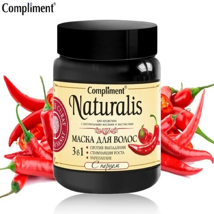 Compliment Naturalis 3 в 1 с перцем. Compliment, маска для волос Naturalis. Маска для волос 3 в 1 с перцем Naturalis, 500. Compliment Naturalis маска для волос 3в1 с перцем, 500 мл. Маска naturalis с перцем