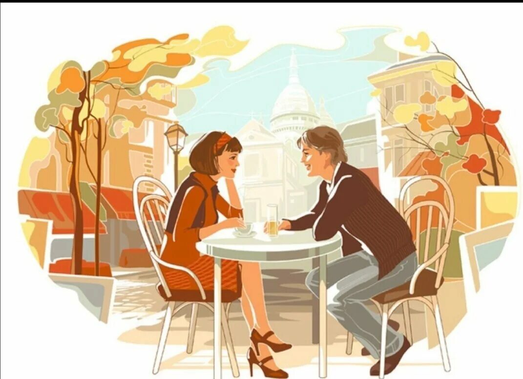 Рисунок встреча