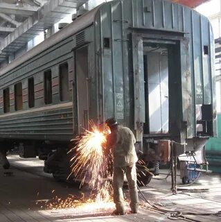 Работа пассажирского вагонного