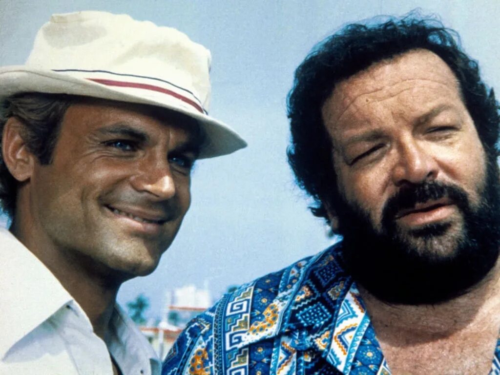 Итальянская комедия 80 годов. Теренс хилл и бад спенсер. bud spencer terence hill. теренс хилл и бад спенсер фильмы. bud spencer terence hill комедия.