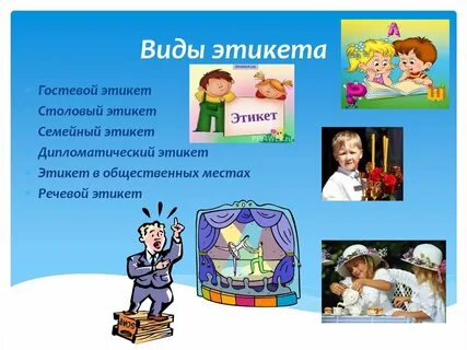 Этикет виды этикета презентация