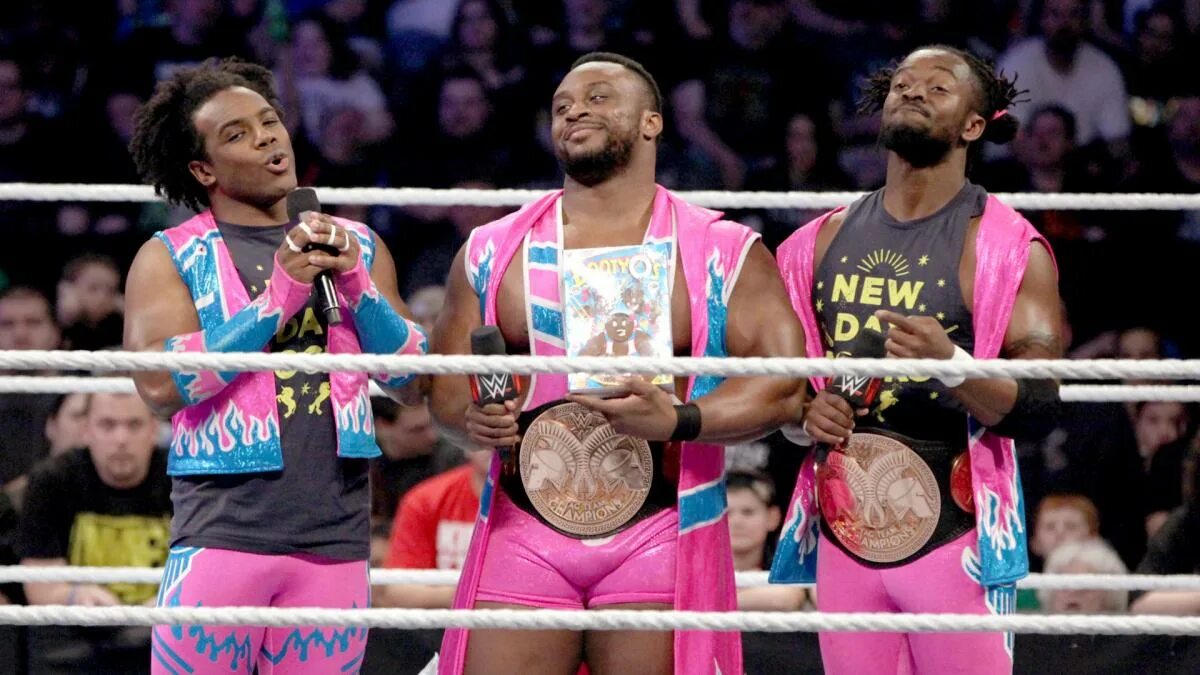 New Day WWE. WWE хлопья. New Day New. Сила позитива New Day WWE.