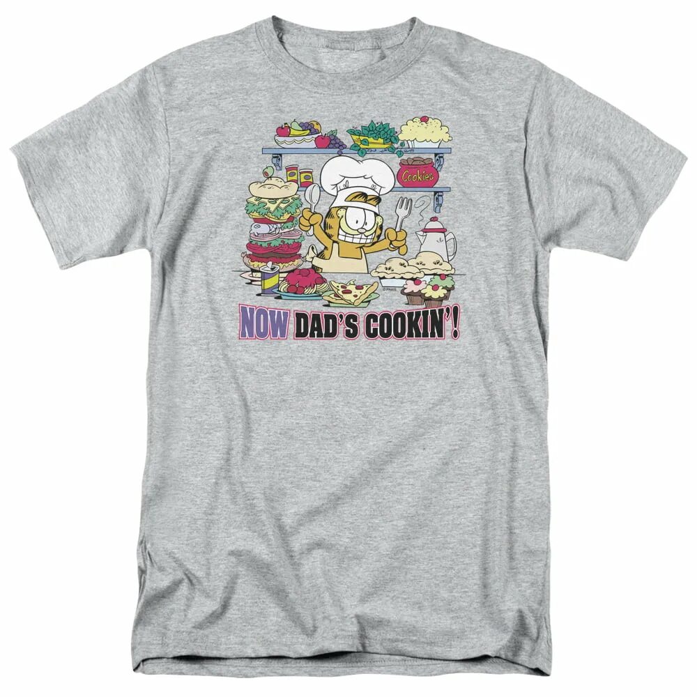 Now daddy. Garfield t Shirt. Nge Garfield t-Shirt. Green Garfield t-Shirt. Dad Cooking.