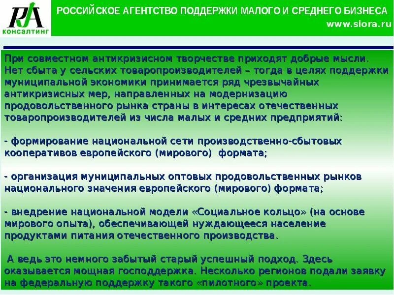 Меры повышения устойчивости бизнеса. Обосновать причины устойчивости малого бизнеса. Антикризисные меры. Малое предприятие самостоятельный товаропроизводитель. В целях поддержки отечественного производителя