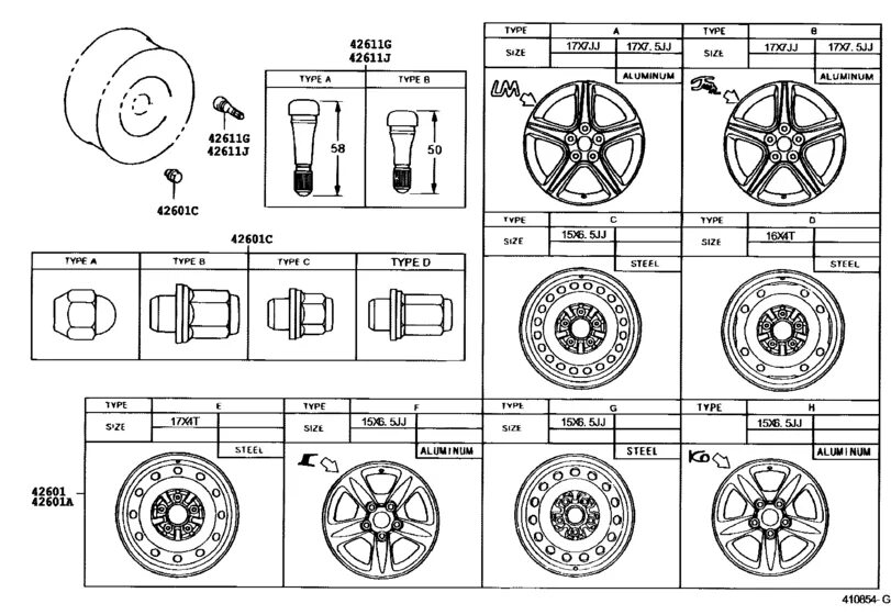 Параметры колеса Toyota 42611-50300. 42611-1a460. Маркировка диска Тойота. Типоразмеры колесных дисков 7jj Додж.