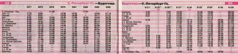 Расписание электричек будогощь рыбацкое