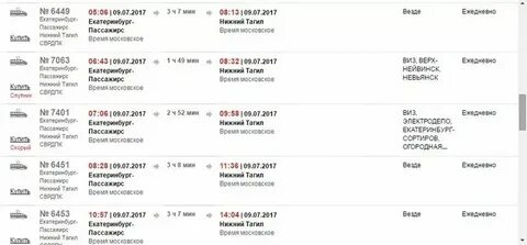 Расписание электричек верхняя салда нижний тагил