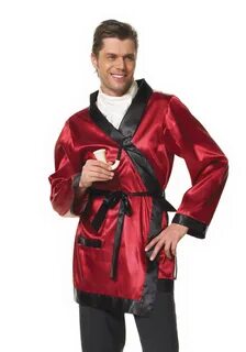 Bachelor Robe an Pipe, bachelor costume, bachelor robe, hugh hefner, LGA831...