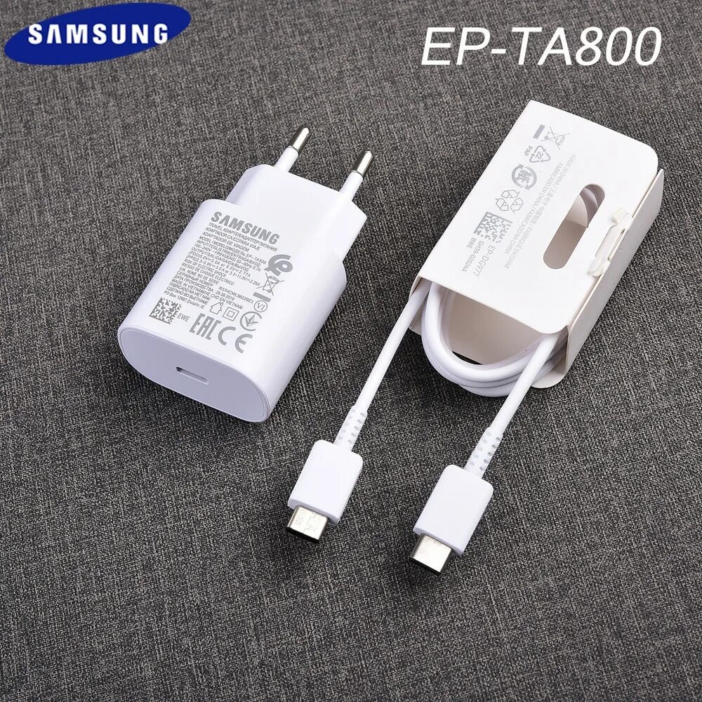 Зарядка Samsung Adapter 25w. Ep-ta800, 25вт. СЗУ Samsung 25w Type-c PD. СЗУ Type-c для Samsung 25w - белый.