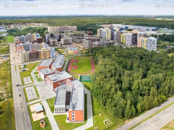 Микрогород в лесу фото Ход строительства ЖК Level Лесной в п. Отрадном Pronovostroy