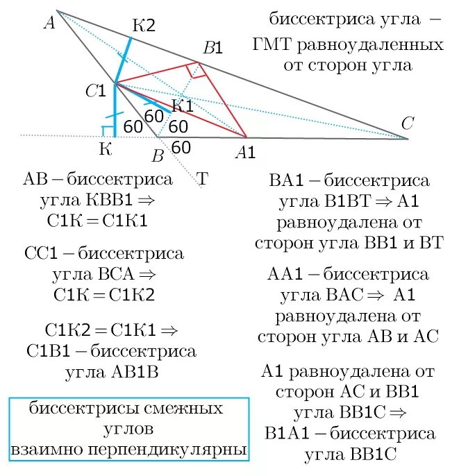 Биссектрисы смежных перпендикулярны. Биссектриса угла. Биссектрисы смежных углов взаимно перпендикулярны. Свойство внешней биссектрисы треугольника.