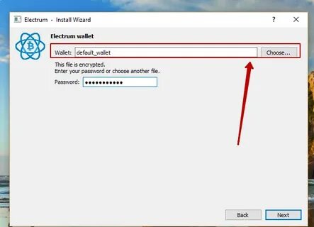 Wallet забыл пароль