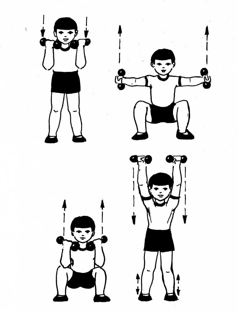 Упражнения для утренней зарядки для детей. Комплекс утренней гимнастики 10 упражнений 3 класс. Упражнения для мальчиков 10. Мальчик занимается спортом. Упражнения для зарядки с гантелями.