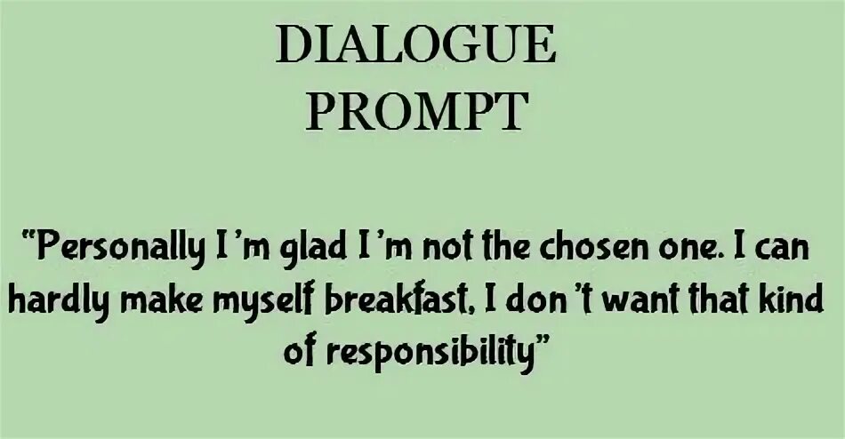 I can prompt you. I can prompt you