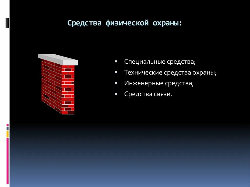 Методы защиты зданий. Физические средства охраны. Технические средства охраны. Физическая защита объекта это. Технические средства физической защиты.