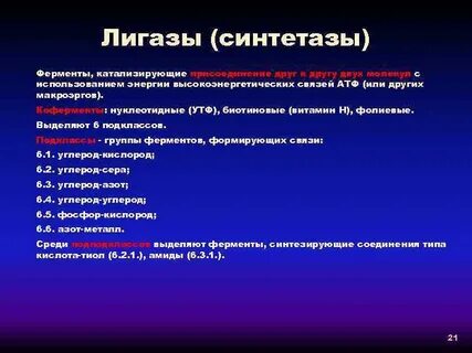 Фермент лигаза