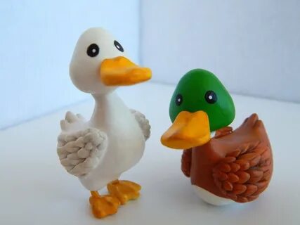 Гусь из пластилина
