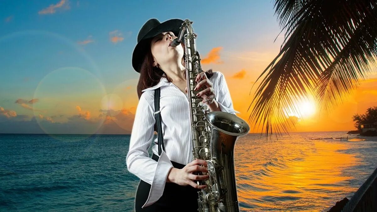 Саксофонист на закате. Саксофонист на море. Красивая девушка с саксофоном. Саксофон на пляже.