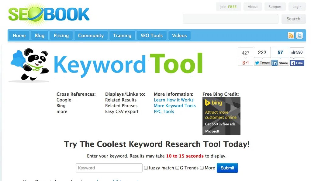 Keyword suggestion Tool. Freed Tools. Keyword Tool logo. Keyword tool