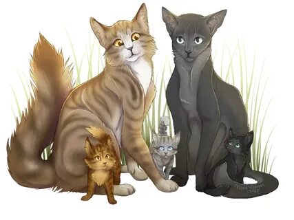 Грач и листвичка коты