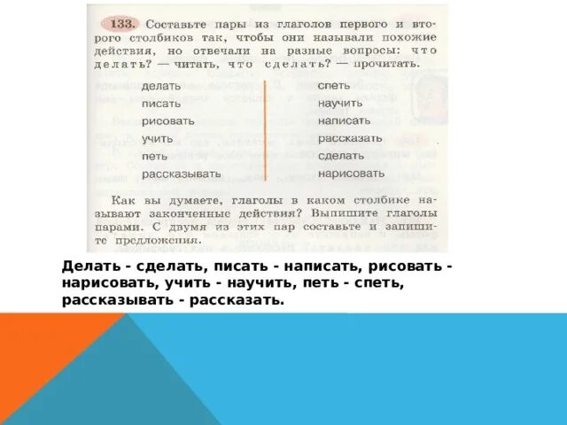 Составьте пары из глаголов первого и второго столбиков так. Стихотворение из глаголов в неопределенной форме. Стихотворение для 3 класса на неопределённую форму глагола. Подчеркните глаголы в неопределенной форме.