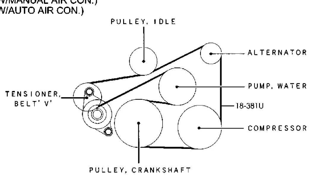 Схема приводного ремня мазда 3