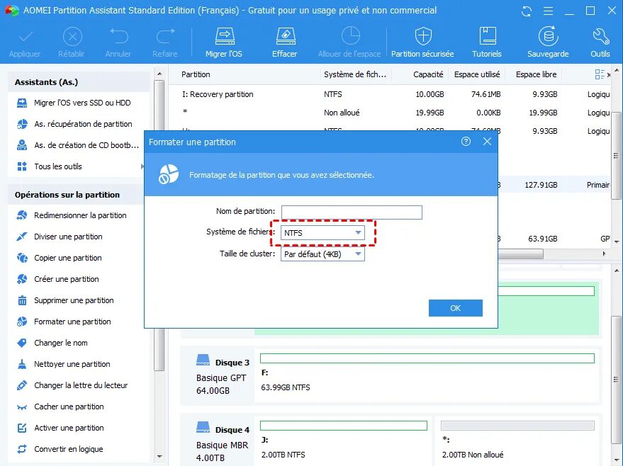 Exfat или ntfs для ssd. Aomei partition assistant standard progress. exfat aomei. pwfree91 recovery formatting partition. ntfs and ext4 2025.