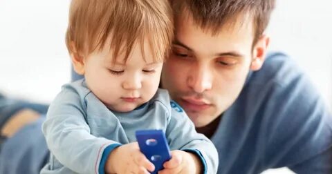 Daddy playing