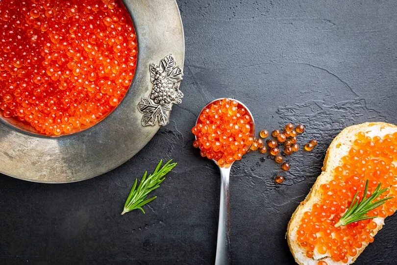 Икра Кеты красная (Pink Salmon Caviar) 200гр в стеклянной банке Винный бутик "Da