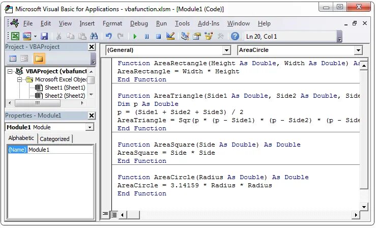 Синтаксис excel. Функции Visual Basic. Вызов функции в excel. Математические функции в vba excel. Function в ВБА.