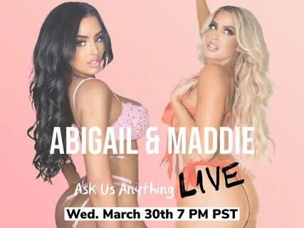 Go to my ig @themaddiemoore to submit your burning questions! 