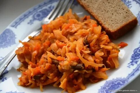 Капуста тушеная без моркови рецепт