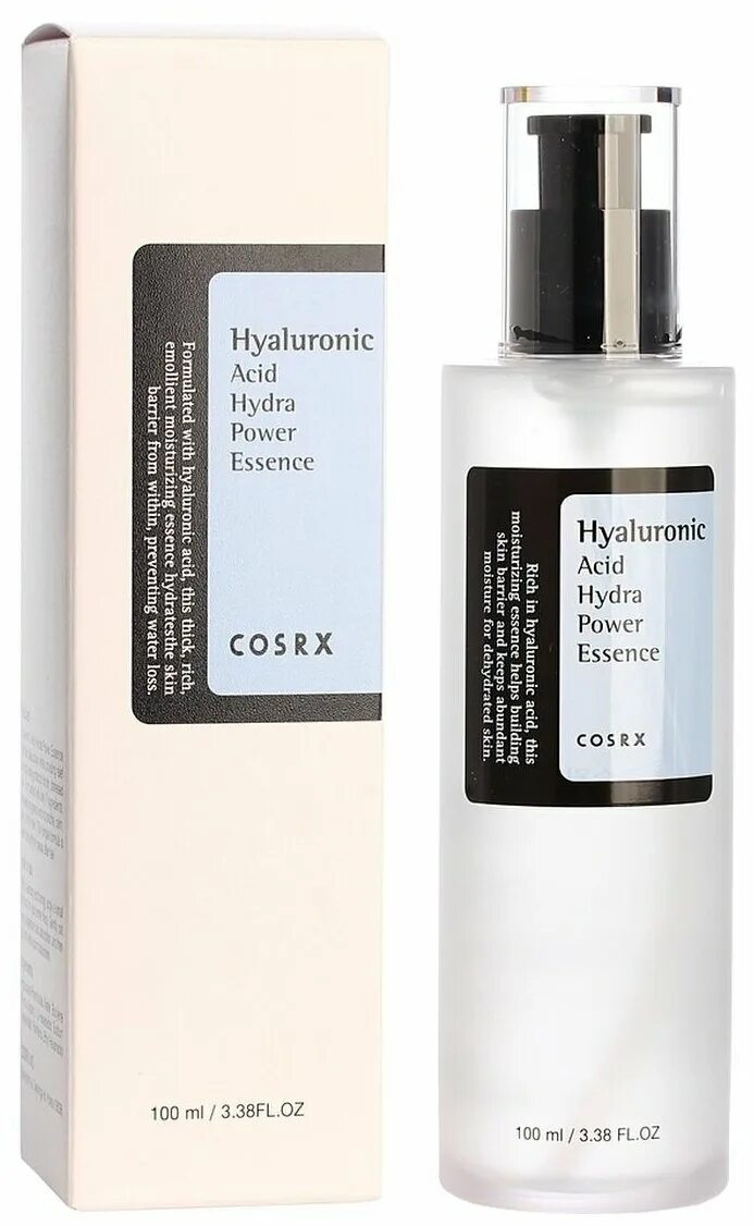 Essence 100. COSRX Hyaluronic acid hydra Power Essence. COSRX увлажняющая эссенция с гиалуроновой кислотой Hyaluronic acid hydra Power Essence. Эссенция для лица COSRX С гиалуроновой кислотой, 100мл. COSRX эмульсия с гиалуроновой кислотой.