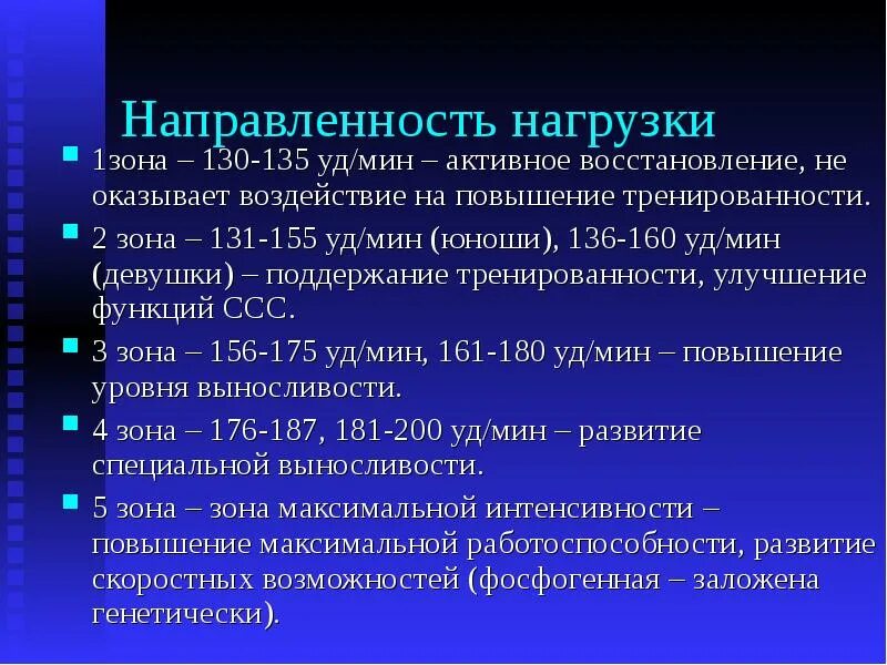 Направленность нагрузки. Холеспазмолитики. Классификация направленности нагрузки. Холеспазмолитики механизм действия. Повышение тренированности