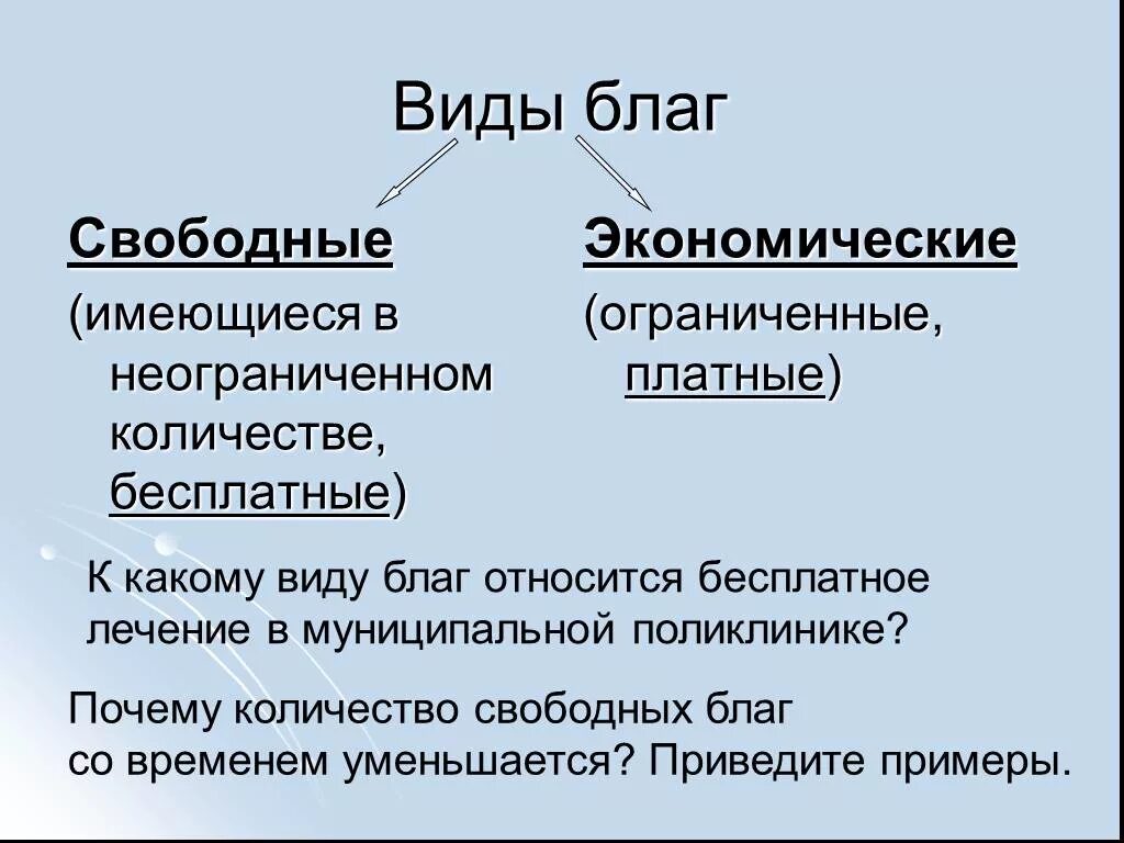 Какому виду экономической. Виды благ. Экономические блага виды. Виды благ в экономике. Виды экономических бла.