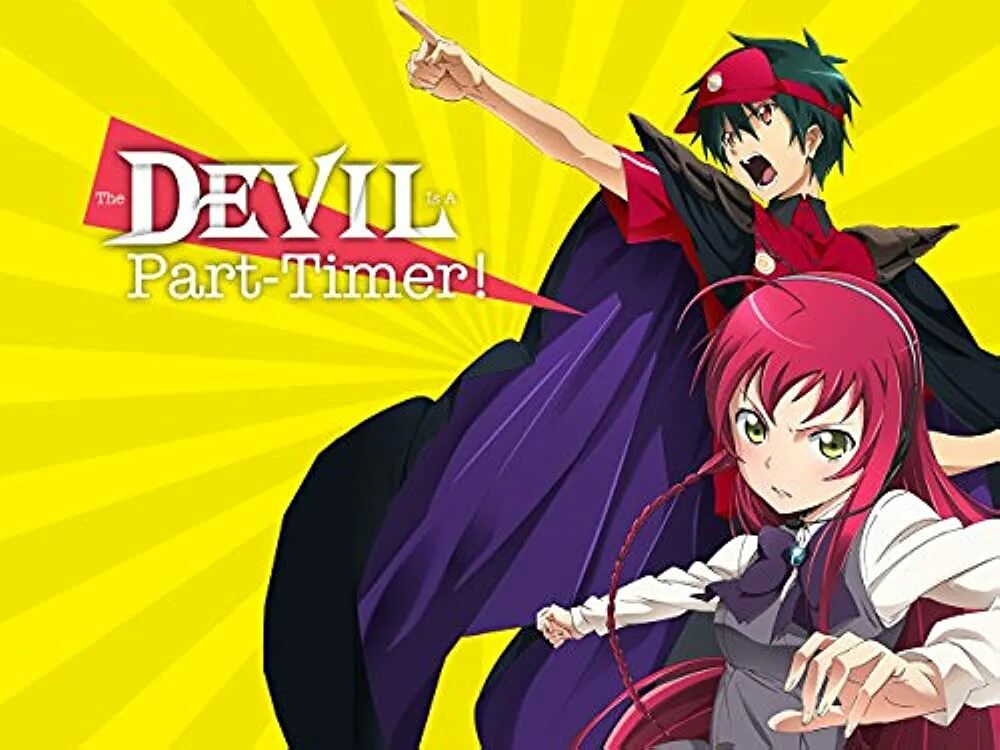 Сатана на подработке дата. The devil is a part timer аниме. the devil is a part-timer! poster. devils part timer. сатана на подработке плакат.