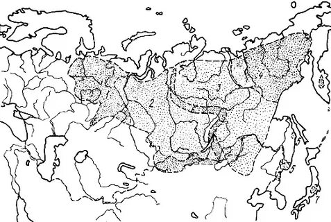 Лиственница даурская ареал