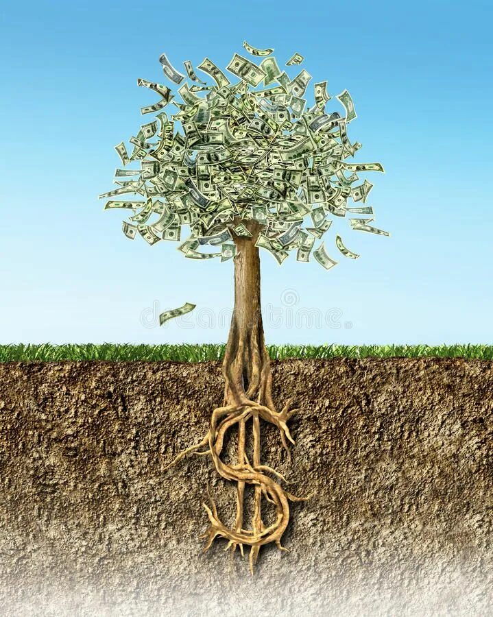 Дерево с деньгами. Денежное дерево с деньгами. Дерево из денег. Денежное дерево с купюрами.