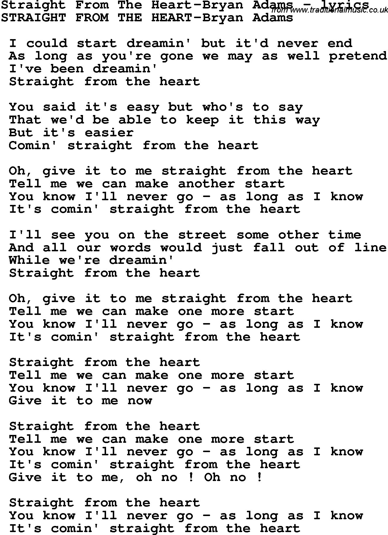 Плиз фогив ми. Please forgive me Bryan Adams текст. Bryan Adams straight from the Heart. Please forgive me Брайан Адамс. Bryan Adams слова.