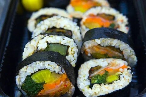 Кимбаб корейская кухня