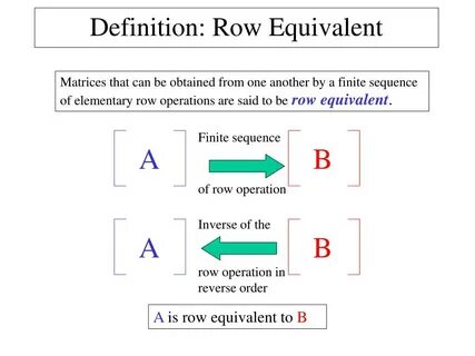 Output row