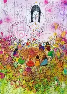 Miss circle art