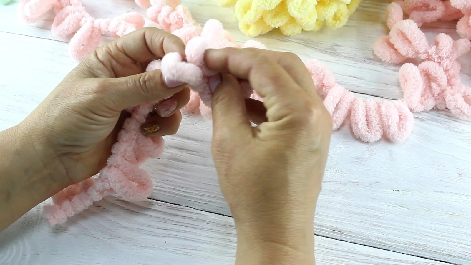 Пледы из пряжи Alize Puffy