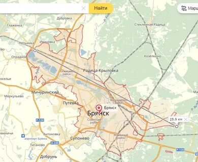 Граница г брянска