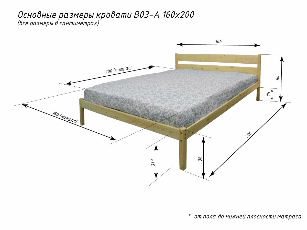 Как выбрать размер матраса. Кровать fun Wood из массива дерева b03-a 120х190 см неокрашенная. Кровать 160 200 габариты. Чертеж кровати 160х200 из дерева. Чертеж деревянной кровати 120х200.